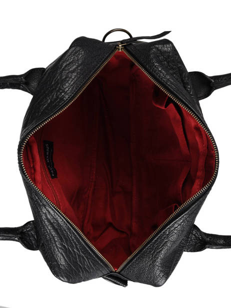 Handtas Dandy Doré Leder Paul marius Zwart dore F9774-3 ander zicht 3