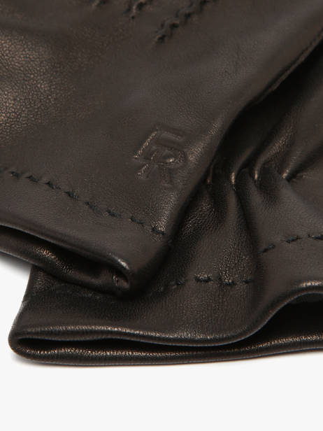 Herenhandschoenen Leder Etrier Zwart accessoires EGLO602G ander zicht 1