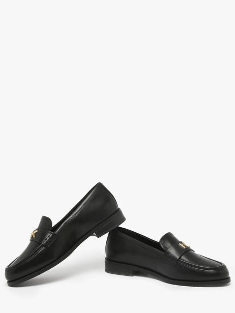 Slippers Uit Leder Michael kors Zwart women XFP1L001 ander zicht 2