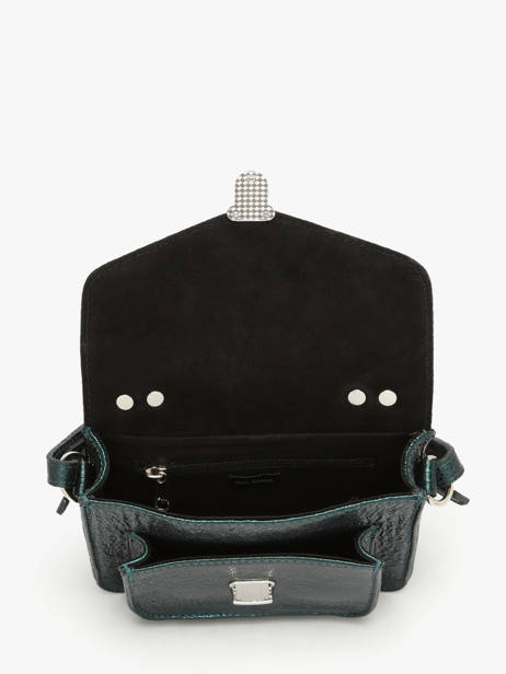 Cross Body Tas Melle George Xs Minuit Leder Paul marius Groen minuit GEORXMIN ander zicht 2