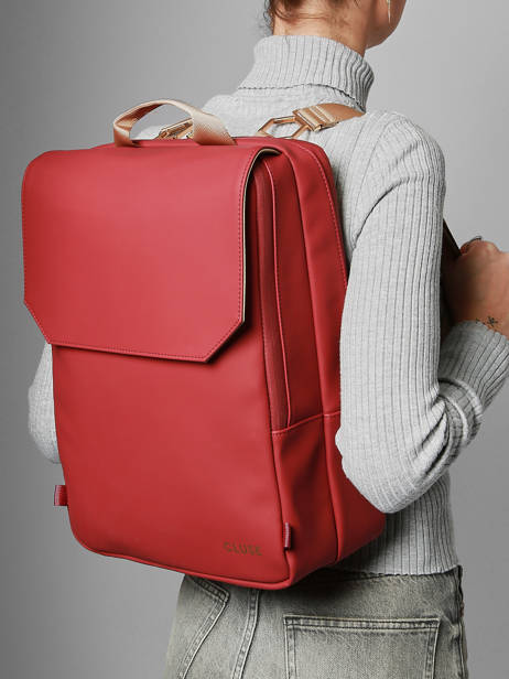 Rugzak Nuitée Cluse Rood backpack CX035 ander zicht 1