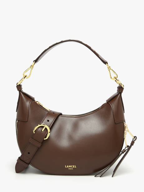 Cross Body Tas Origami Leder Lancel Bruin origami A13313