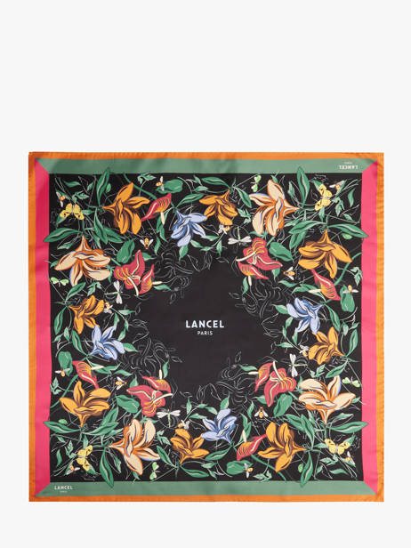 Zijden Sjaal Tutti Fleuri 90x90cm Lancel Veelkleurig tutti fleuri A13494