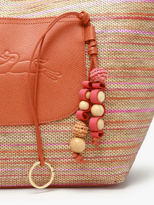 Longchamp Le panier pliage rainbow Schoudertas Wit