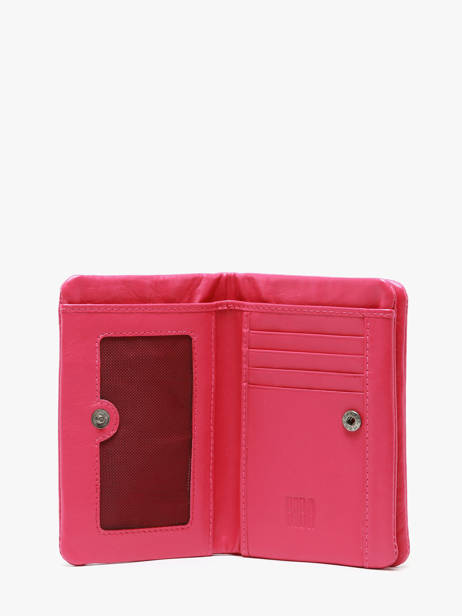 Portefeuille Wallet Leder Biba Roze wallet SFM4L ander zicht 1