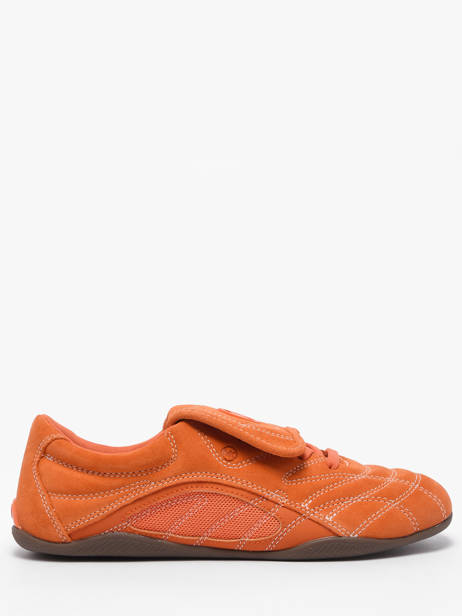 Sneakers Uit Leder Michael kors Oranje women YFS1S835