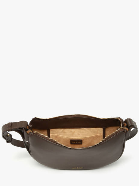 Cross Body Tas Vintage Leder Nat et nin Bruin vintage LUNE ander zicht 3