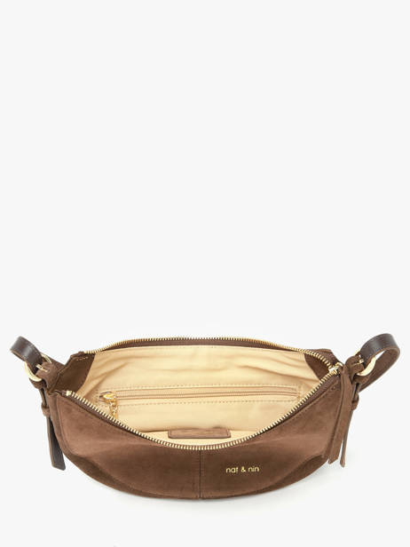 Schoudertas Vintage Nat et nin Bruin vintage MINRODEO ander zicht 3
