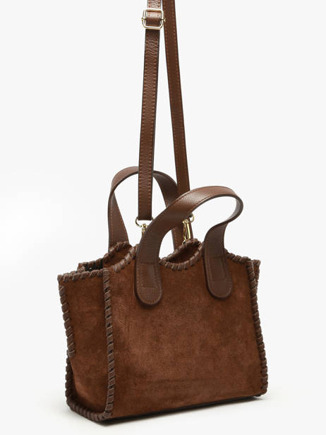 Handtas Velvet Caviar Milano Bruin velvet caviar VC25111 ander zicht 2