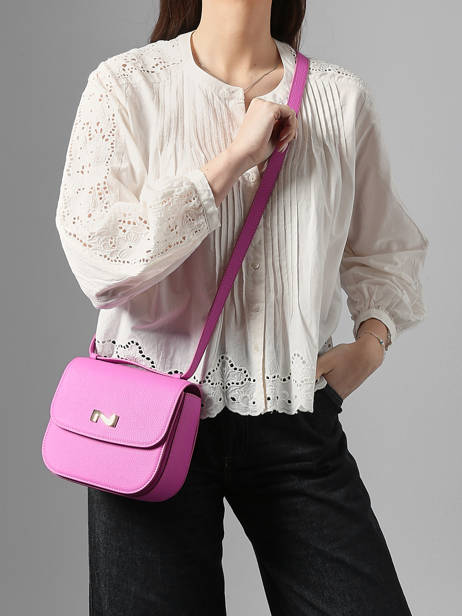 Cross Body Tas Penelope Leder Nathan baume Roze odyssey 1 ander zicht 1