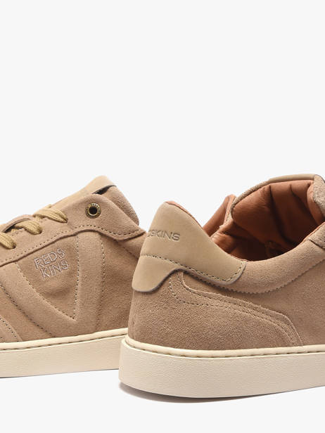 Sneakers Quadra Uit Leder Redskins Beige men QUADRA ander zicht 2