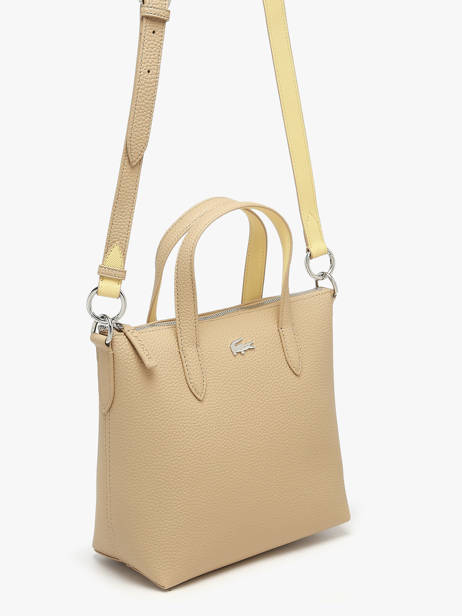 Handtas Anna Lacoste Beige anna NF5126AA ander zicht 2