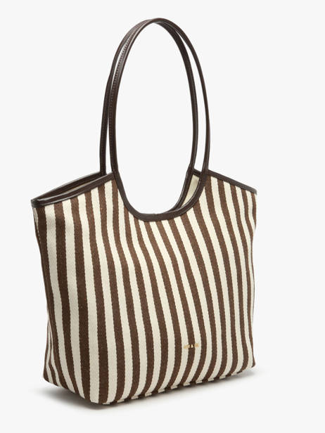 Schoudertas Rayure Nat et nin Bruin rayure RY ander zicht 2