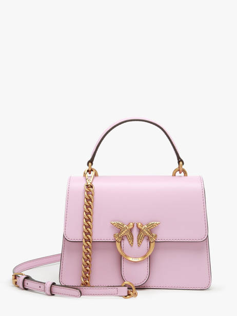 Handtas Love Bag Icon Leder Pinko Roze love bag icon A0F1