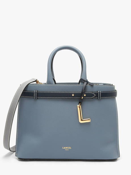 Handtas Faubourg Leder Lancel Blauw faubourg A13548