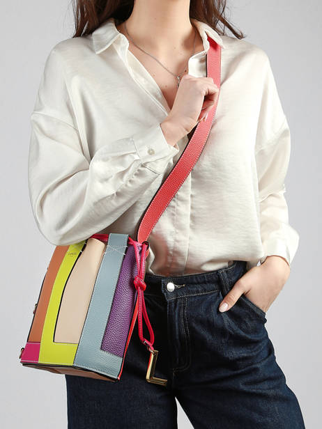 Cross Body Tas S Elles Colorblock Leder Lancel Veelkleurig elles A14203 ander zicht 1