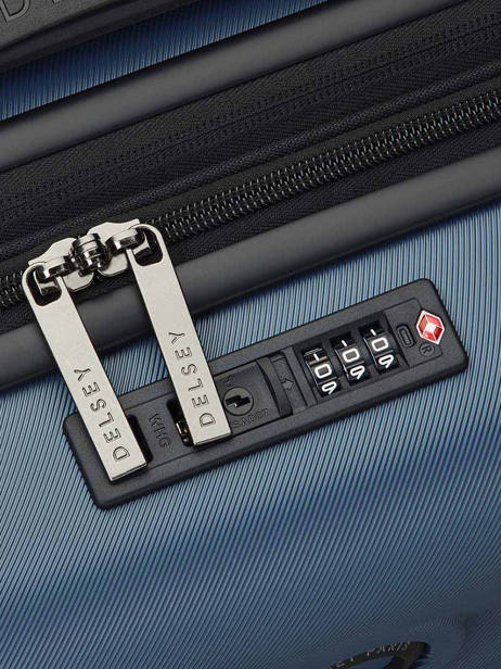Handbagage Delsey Blauw air armour 800 ander zicht 1