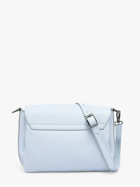 Cross Body Tas Caviar Leder Milano Blauw caviar CA24061 ander zicht 3