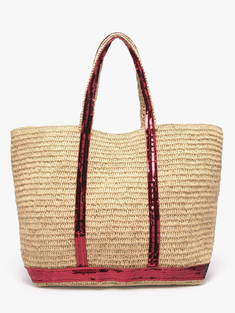 Schoudertas Cabas Raphia Raphia Vanessa bruno Beige cabas raphia 64V40315