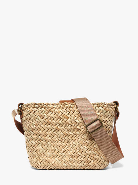 Cross Body Tas Estival Raphia Le voyage en panier Bruin estival PM944 ander zicht 3