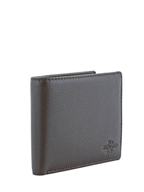 Portefeuille Foulonne Leder Yves renard Bruin foulonne 2377 ander zicht 1