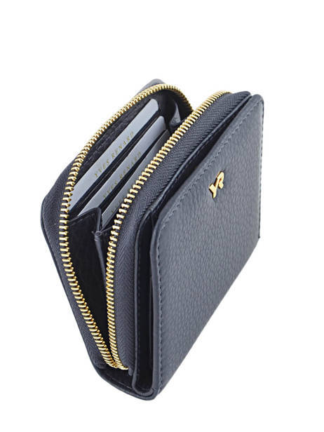 Portefeuille Leder Yves renard Blauw foulonne 29692 ander zicht 4