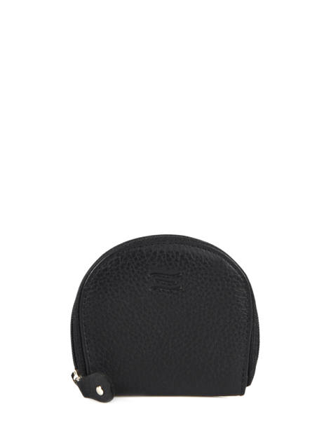 Portemonnee Caviar Leder Crinkles Zwart caviar 14291