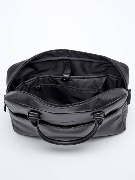 Documententas Lancaster Zwart soft vintage homme 31 ander zicht 2